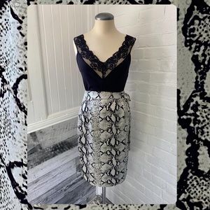 Pretty Little Thing silky wrap skirt.